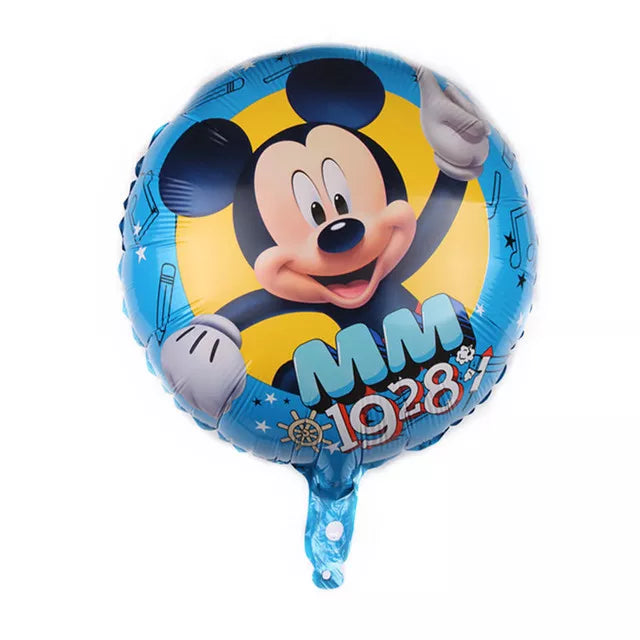 Disney Mickey Mouse Birthday Decor Baby Girl Favor Party Decor Diy Birthday Number Balloon Combination Baby Shower Gifts For Boy